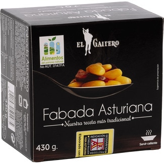 EL GAITERO fabada Asturiana bean stew PGI Faba Asturiana tin 400 g