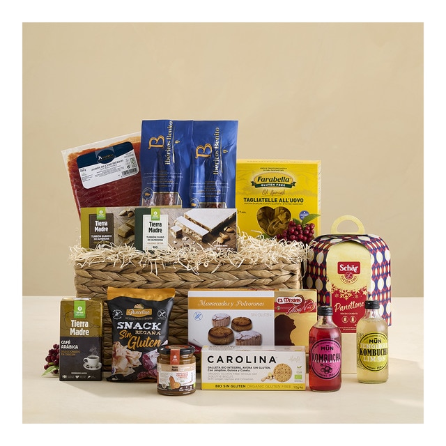 Cesta Armonía 1 Mafresa, Ibéricos Benito, Tierra Madre y El Mesías