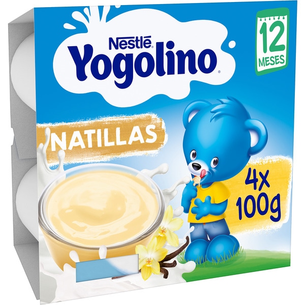 Vanillepudding glutenfrei, ab 6 Monaten, 4er-Pack Schalen 100 g