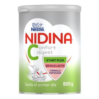 NESTLE NIDINA Confort Digest leche en polvo para lactantes desde el primer día sin aceite de palma lata 800 g