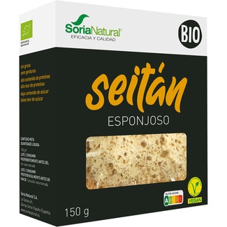 SORIA NATURAL seitán esponjoso y vegano envase 150 g