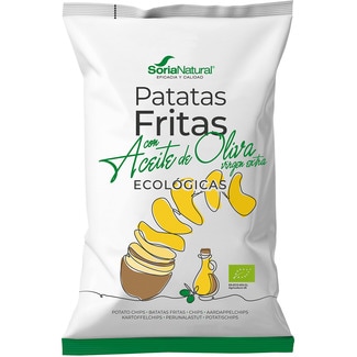 SORIA NATURAL patatas fritas ecológicas con aceite de oliva virgen extra bolsa 100 g