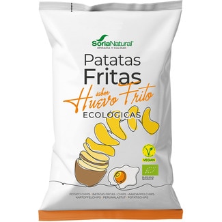SORIA NATURAL patatas fritas ecológicas sabor a huevo frito veganas bolsa 100 g