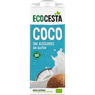 ECOCESTA organic coconut drink sugar free and vegan carton 1 l
