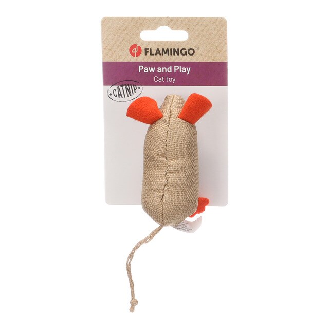Flamingo – Juguete Flamingo para gatos Robla ratón. Marrón Talla Única