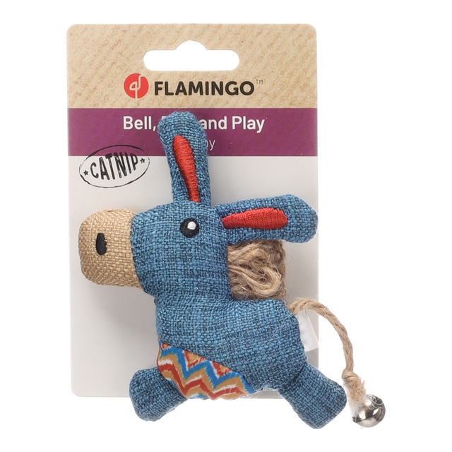 Flamingo – Juguete Flamingo para gatos Robla burro multicolor. Azul Talla Única