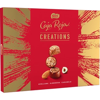 NESTLE CAJA ROJA CREATIONS assorted milk chocolates case 191 g