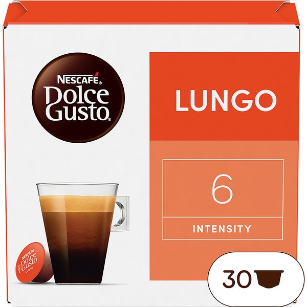Kaffee Lungo Intensität 6 Karton 30 Kapseln
