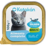Wet food with salmon for adult cats tub 100 g