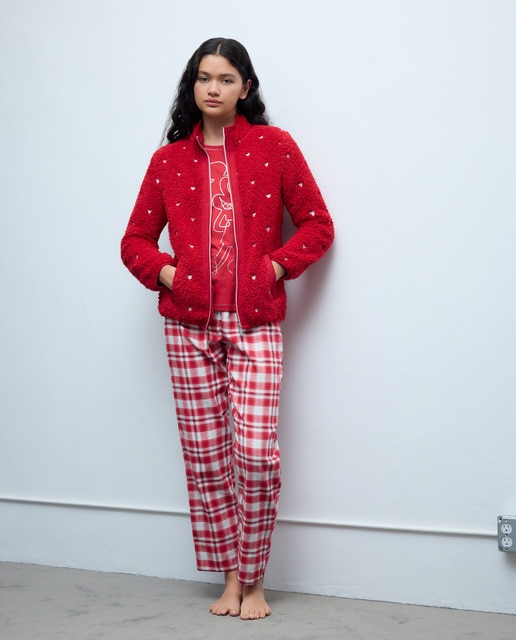 Chaqueta de mujer Mickey bordados