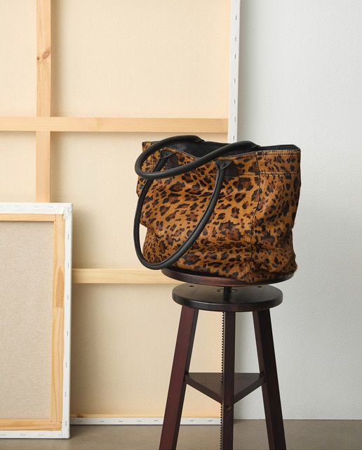 Bolso shopper animal print