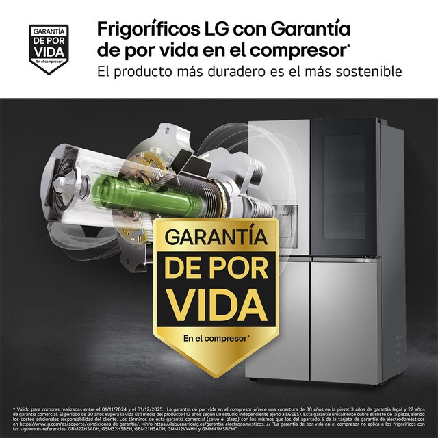Thumbnail 1 de LG GMK960PY2E frigorífico americano InstaView 4 cajones