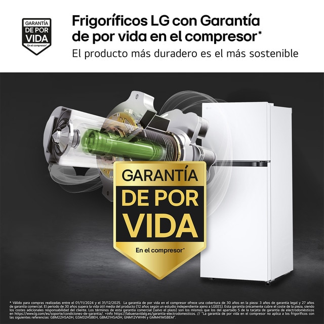 Thumbnail 3 de LG GTBV22SWNJ frigorífico Total No Frost 35 dB