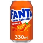 sparkling zero sugar orange soft drink tin 33 cl