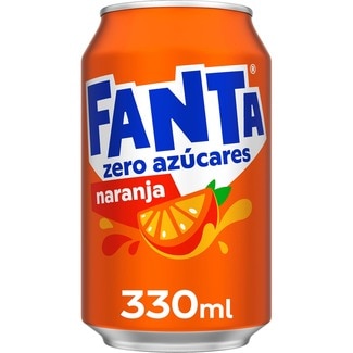 FANTA ZERO Orangen-Erfrischungsgetränk Zero Zucker mit Kohlensäure Dose 33 cl