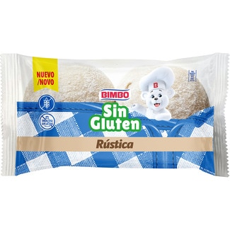 BIMBO Rústica pan de hamburguesa sin gluten sin lactosa 2 unidades Tasche 160 g