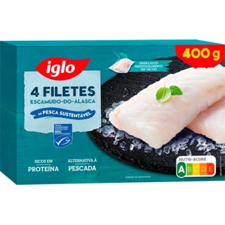 Iglo Filetes Escamudo do Alasca 4 unidades embalagem 400 g