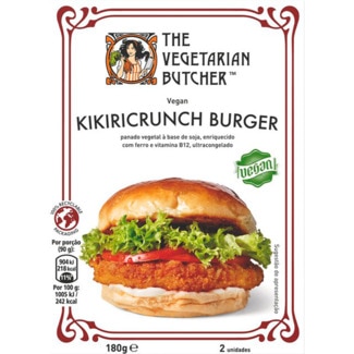 The Veg Butcher Burguer No Chicken Crunch embalagem 180 g
