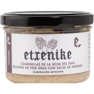 ETXENIKE colmenillas de la Selva de Irati rellenas de foie gras con salsa de hongos tarro 180 g