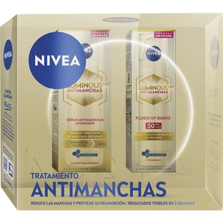 NIVEA estuche Luminous 630 Antimanchas sérum facial + fluido UV SPF-50