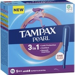 Pearl Tampons mit Applikator One Push Superplus extra Box 15 Einheiten