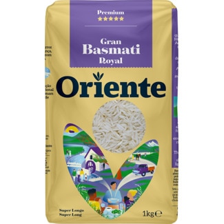 Oriente Arroz Basmati embalagem 1 kg