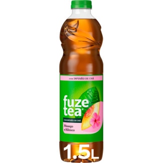 Fuze Tea Ice Tea Pêssego e Hibisco garrafa 1,5 L