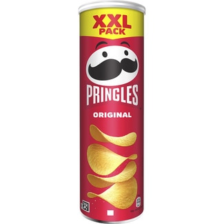 PRINGLES Fried potato snack original flavour tin 185 g
