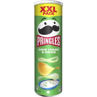 PRINGLES Sour Cream & Onion fried potato snack tin 185 g