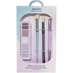 Geschenkset Schminkpinsel + Lidschatten-Palette