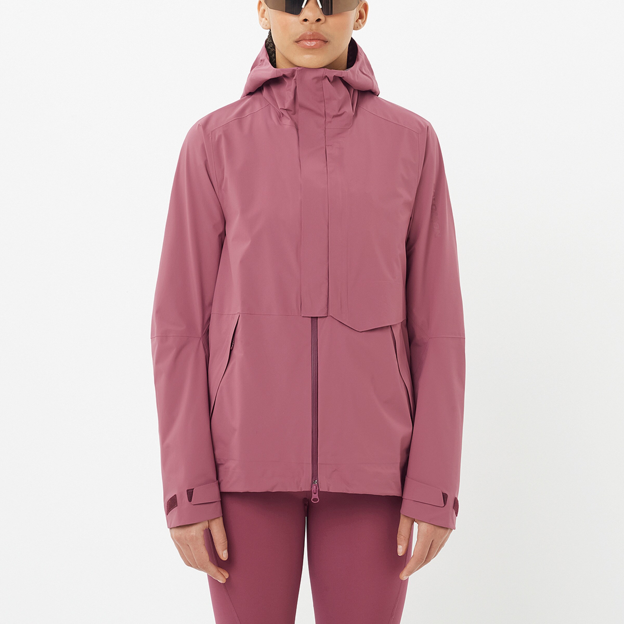 Salomon Chaqueta shell para mujer OUTERPATH PRO 2.5L JKT W Marrón
