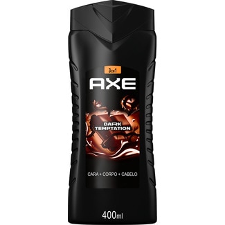 Axe Gel de Banho Dark Temptation embalagem 400 ml