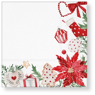 GABBIANO Stylishe Weihnachtsservietten 33x33 cm Paket 20 Einheiten