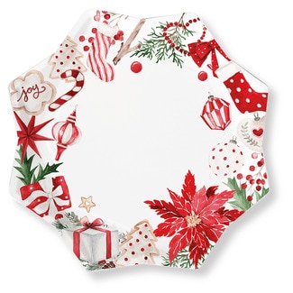 GABBIANO Weihnachtsteller Stylish 24,5 cm Paket 8 Einheiten