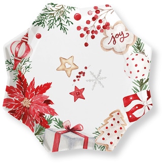 GABBIANO Weihnachtsteller Stylish 20,5 cm Paket 8 Einheiten