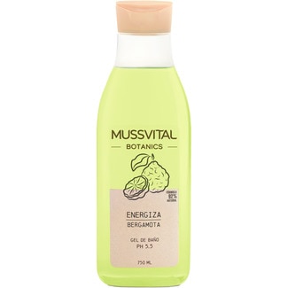 MUSSVITAL Botanics gel de baño energizante con bergamota Flasche 750 ml