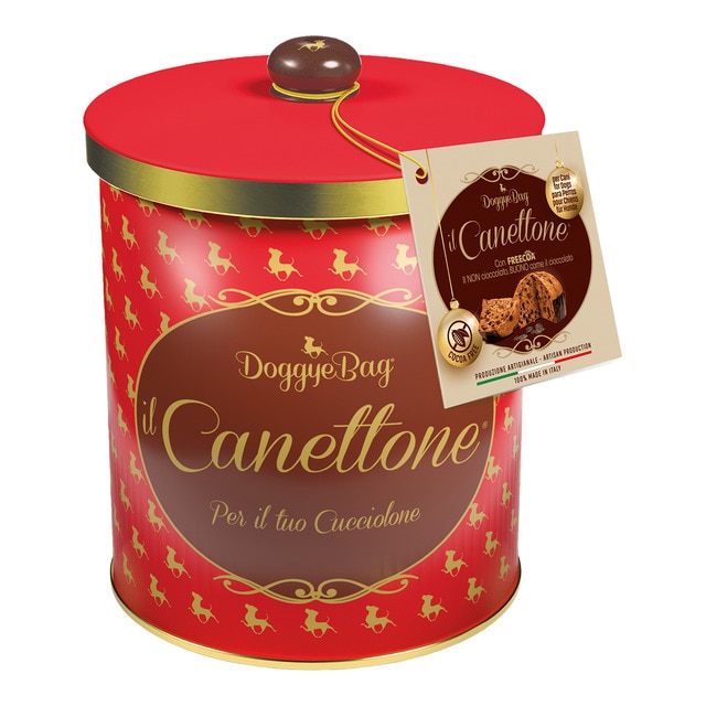 Doggyebag – Snack cannettone para perros Doggyebag con pepitas de algarroba 125g.