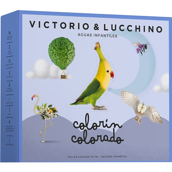 Kinderwasser Colorin Colorado Etui Eau de Cologne 150 ml + Kosmetik-Necessaire