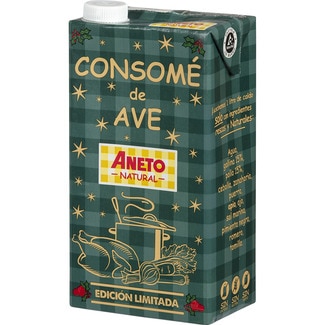 ANETO lactose-free poultry consommé, gluten-free and egg-free carton 1 l Limited edition