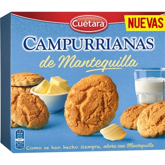 CUETARA CAMPURRIANAS galletas de mantequilla paquete 160 g