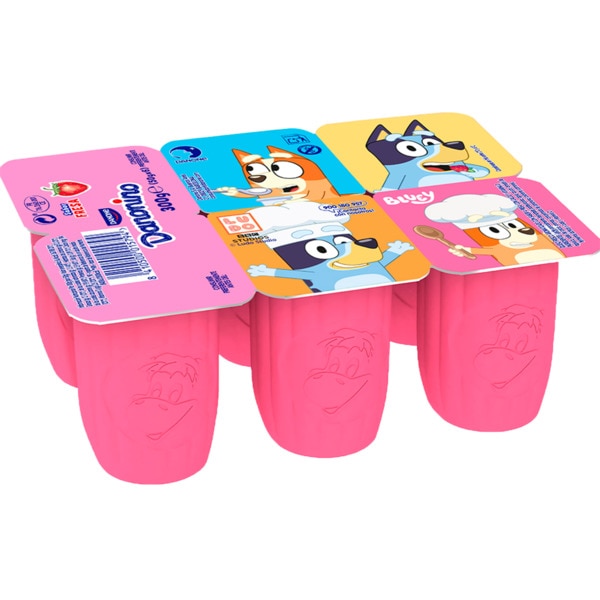 Petit Suisse de Morango Pack 6 embalagem 50 g