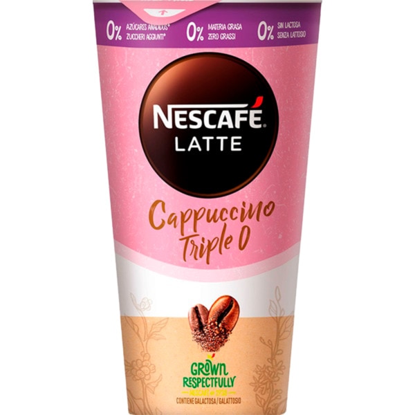 Cappuccino Zero sem Lactose copo 205 ml