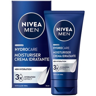 Nivea Men Creme Hidratante com Aloe Vera Protect & Care embalagem 75 ml