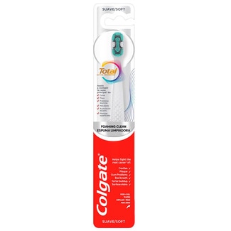 Colgate Escova de Dentes Foaming Clean embalagem 1 unidade