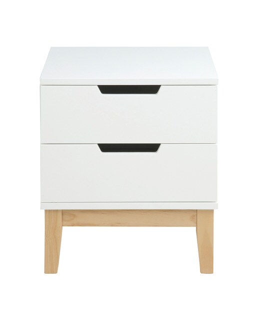 Mesita de noche con 2 cajones Paros El Corte Inglés
