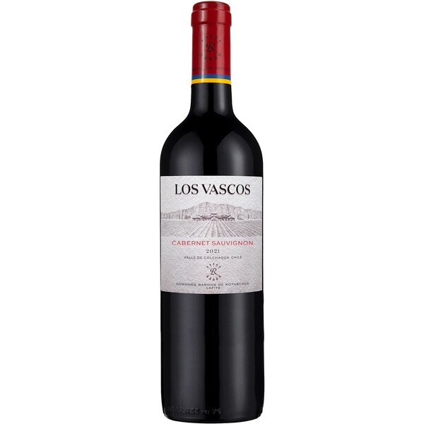 vino tinto cabernet sauvignon de Chile botella 75 cl - Los Vascos