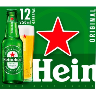 Heineken Cerveja da Holanda Pack 12 unidades garrafa 25 cl