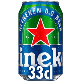 Heineken Cerveja sem Álcool lata 33 cl