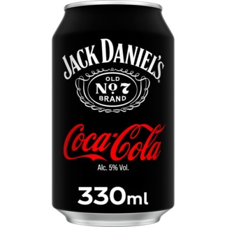 Jack Daniel's Whiskies com Coca Cola lata 33 cl