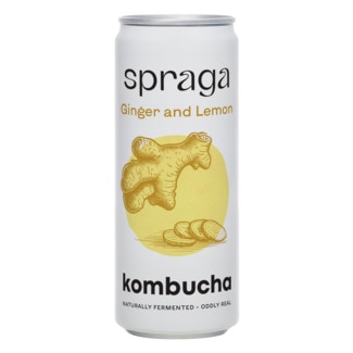 Spraga Kombucha Gengibre e Limão unidade 330 ml